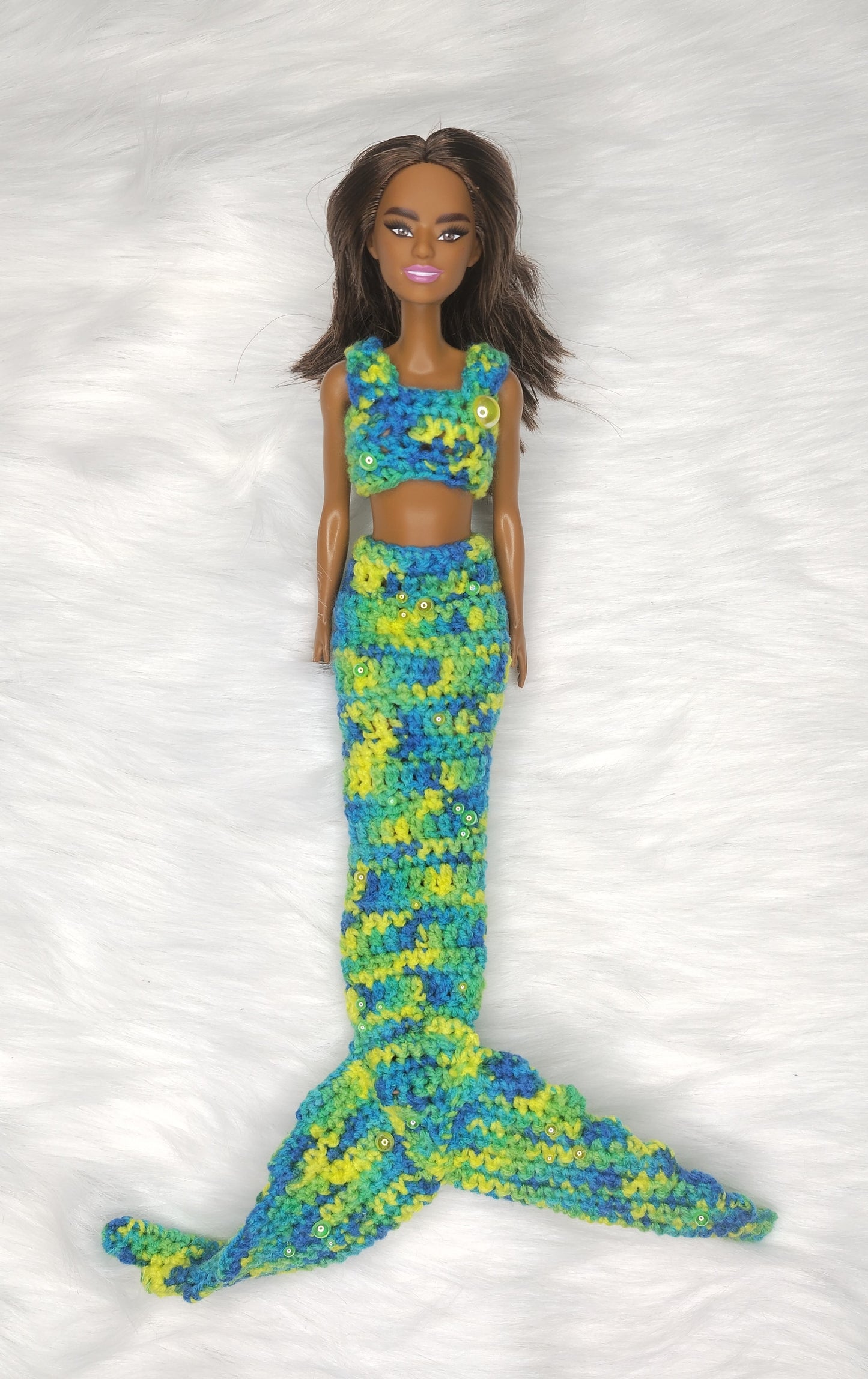 Barbie Mermaid Tails Scale Pattern